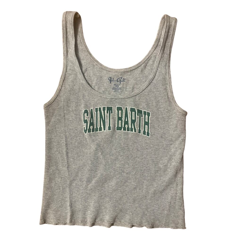 Brandy Melville Saint Barth gray tank